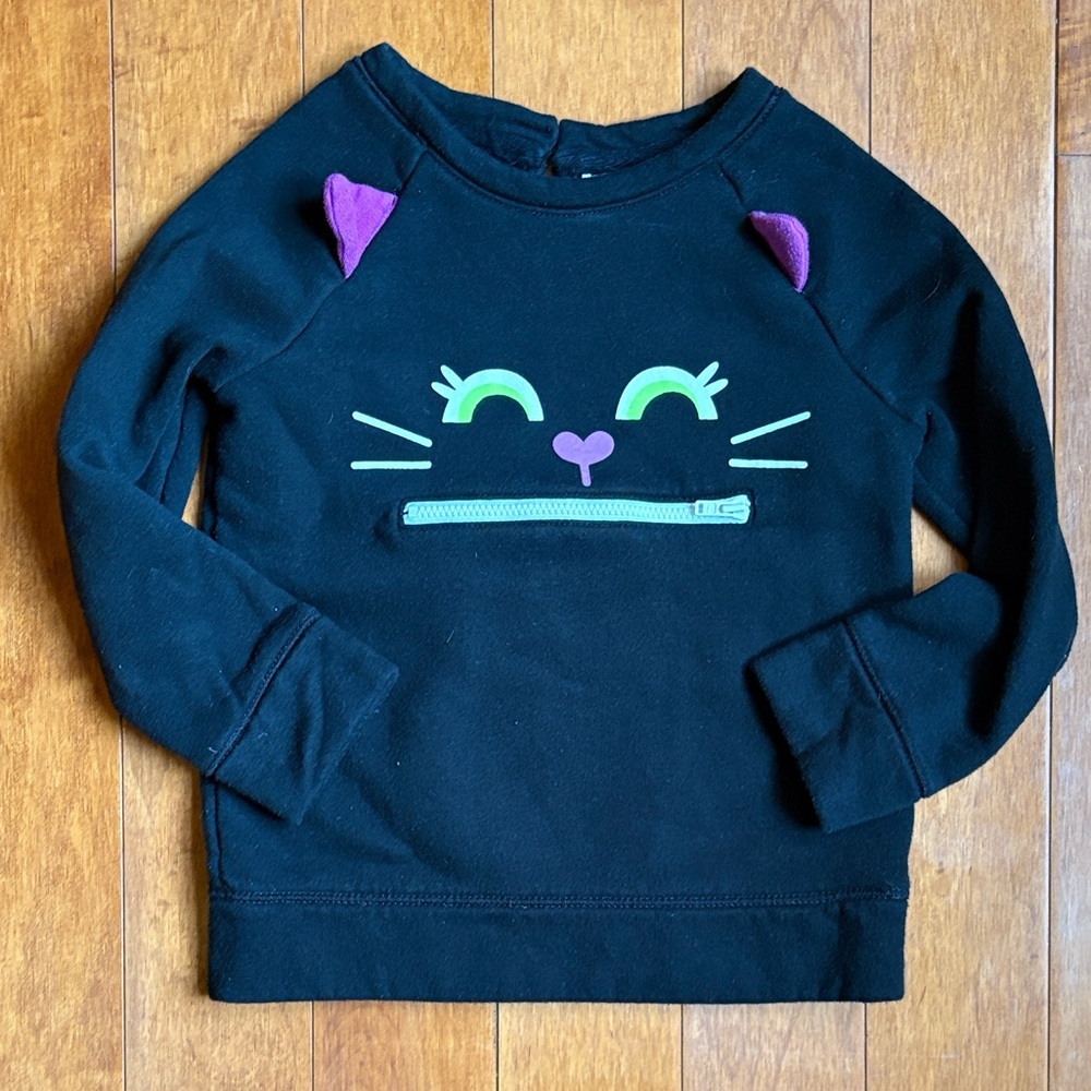 Interactive Halloween Cat Sweatshirt